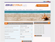 Tablet Screenshot of drivecyprus.com
